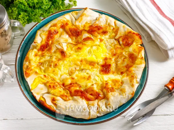 Фото блюда: Рваный пирог из лаваша