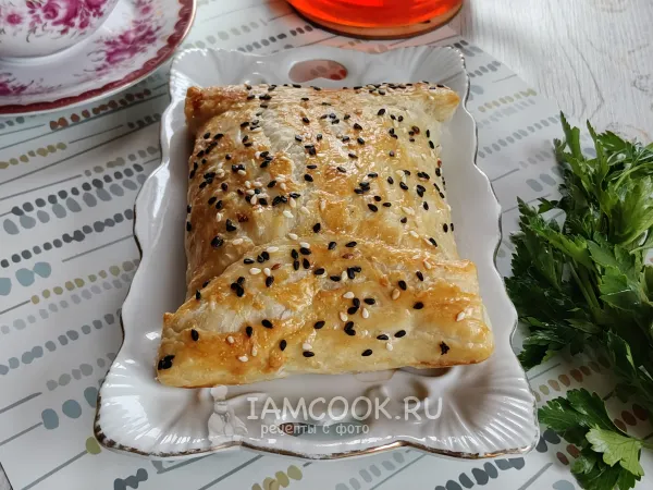 Фото блюда: Лепешка роти с творожным сыром