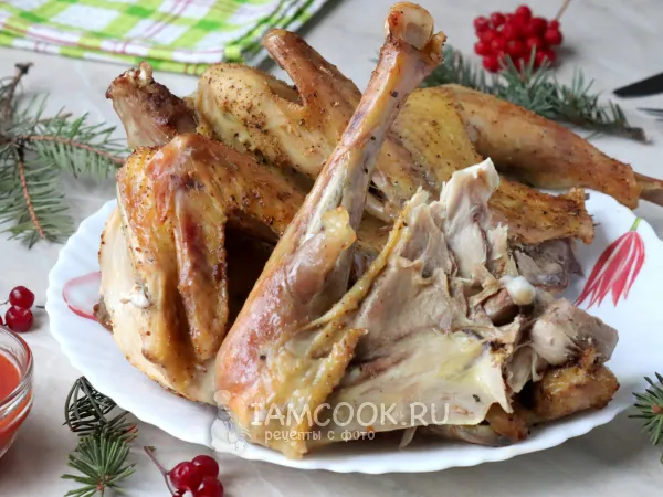 Фото блюда: Петух в духовке в рукаве целиком