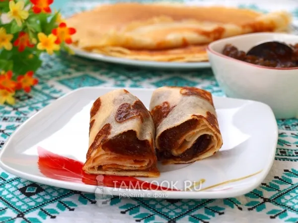 Фото блюда: Блины без яиц на кефире