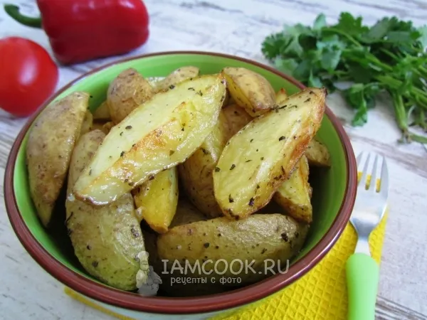 Фото блюда: Молодой картофель, запеченный в духовке