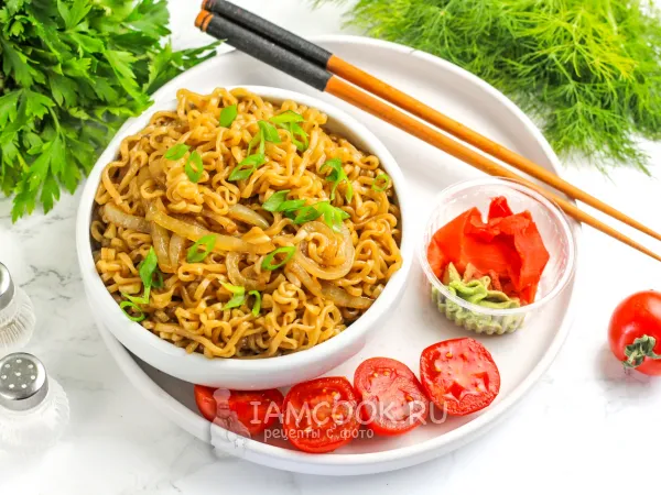 Фото блюда: Лапша с соевым соусом