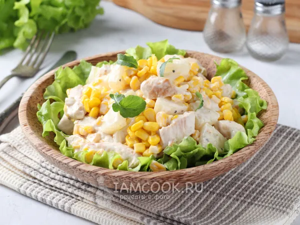 Фото блюда: Салат «Фантазия» с курицей