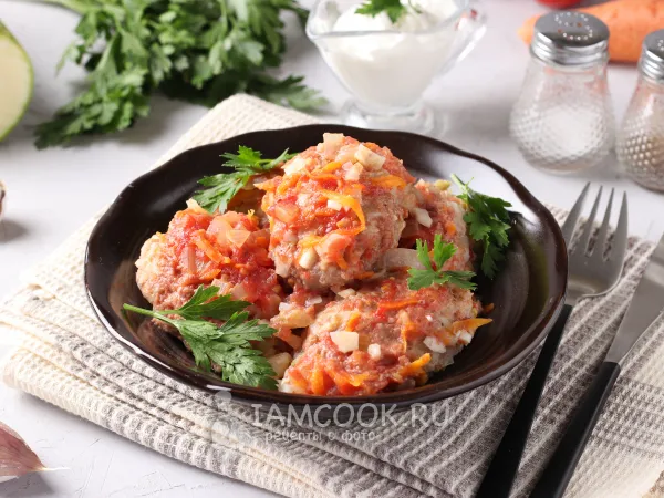 Фото блюда: Ленивые голубцы с кабачком и фаршем