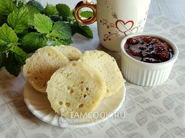 Фото блюда: Ванильный кекс в кружке в микроволновке