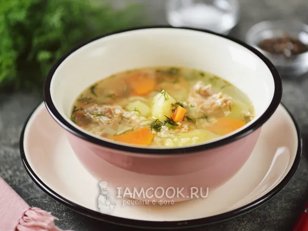 Фото блюда: Уха из консервов горбуши