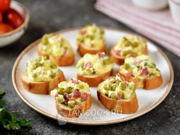 Фото блюда: Тарталетки из багета