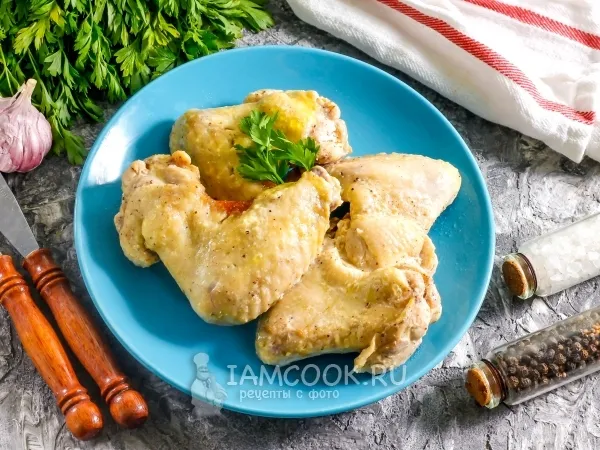 Фото блюда: Куриные крылышки в микроволновке