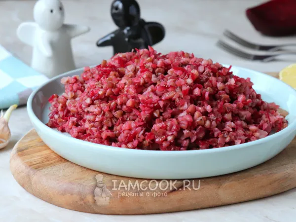 Фото блюда: Гречка со свеклой