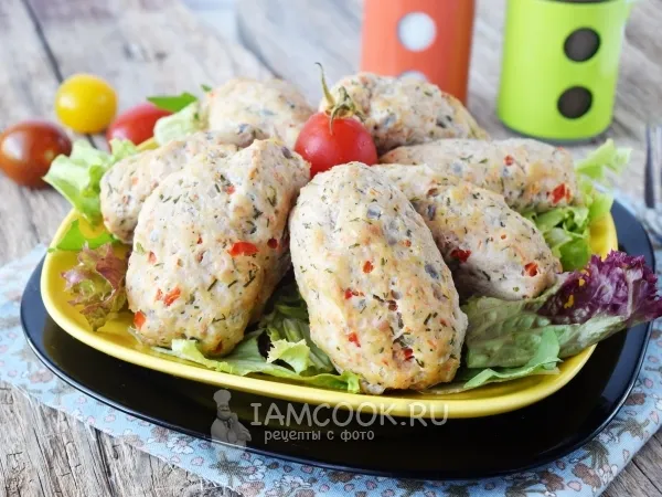Фото блюда: Котлеты из индейки на пару
