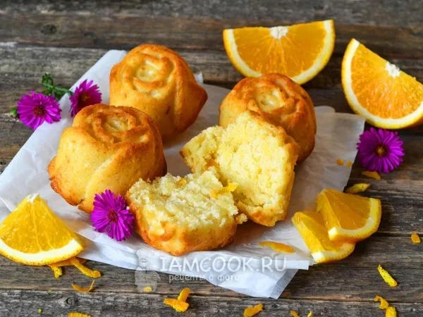Фото блюда: Кекс с апельсиновой цедрой