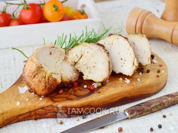 Фото блюда: Грудка куриная в микроволновке