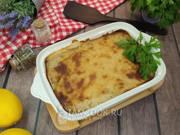 Фото блюда: Гратен с рыбой
