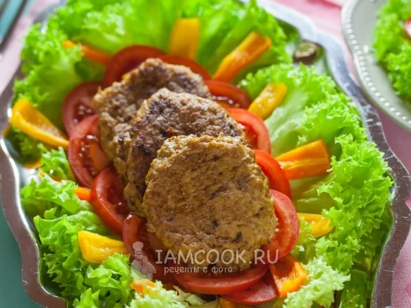 Фото блюда: Оладьи из куриного фарша