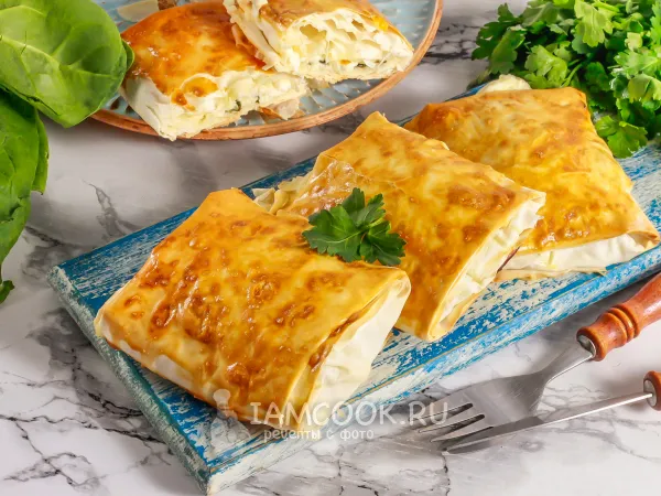 Фото блюда: Слойки из теста фило