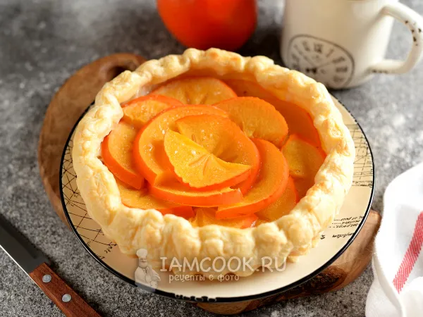 Фото блюда: Пирог с хурмой