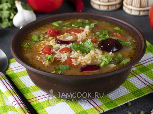 Фото блюда: Суп харчо со сливами