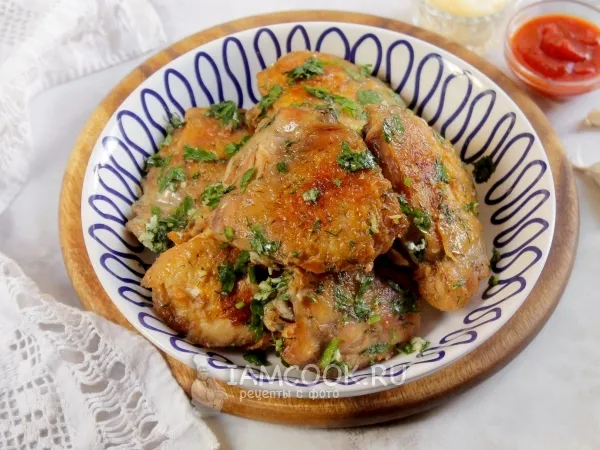 Фото блюда: Куриные бедра а-ля табака