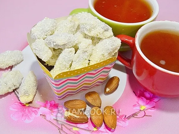 Фото блюда: Миндаль в белом шоколаде