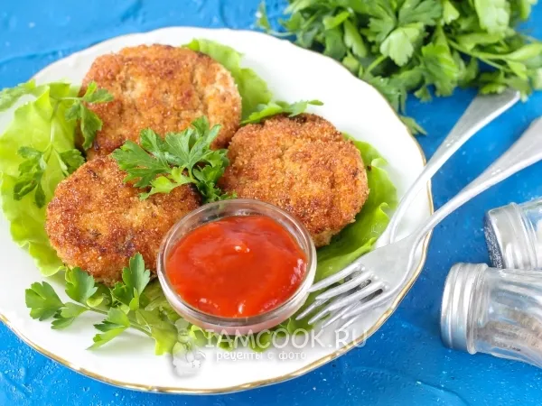 Фото блюда: Котлеты из филе индейки