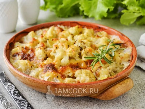 Фото блюда: Гратен из картофеля и цветной капусты