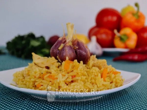 Фото блюда: Плов с куриной грудкой