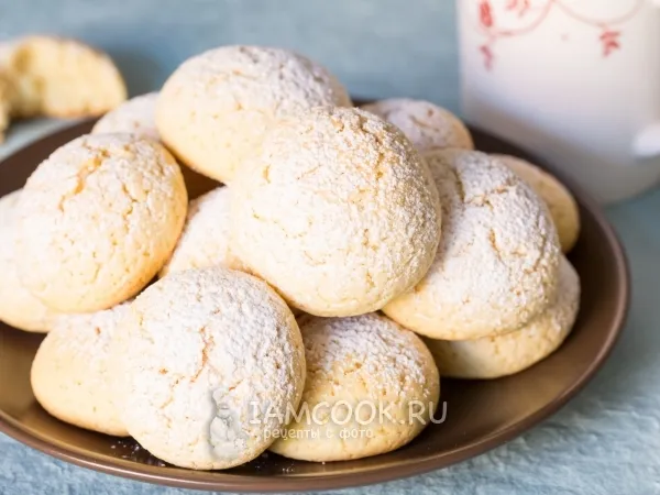 Фото блюда: Мягкое печенье на йогурте