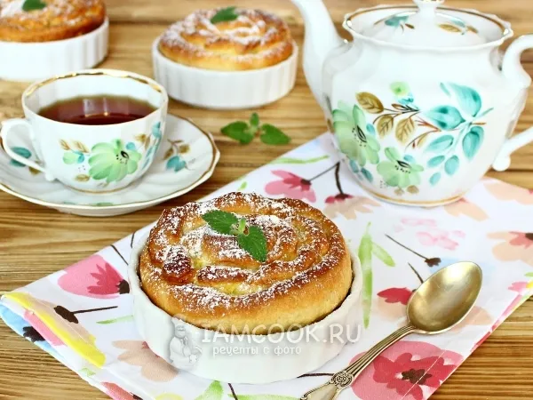 Фото блюда: Булочки с лимонной начинкой