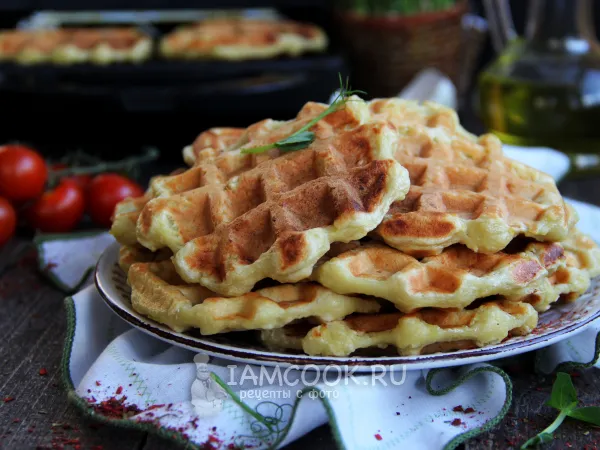 Фото блюда: Картофельные вафли в мультипекаре