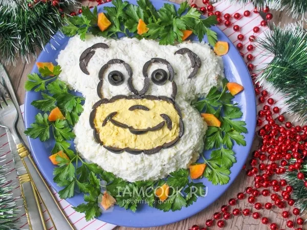 Фото блюда: Салат «Сытая обезьянка»