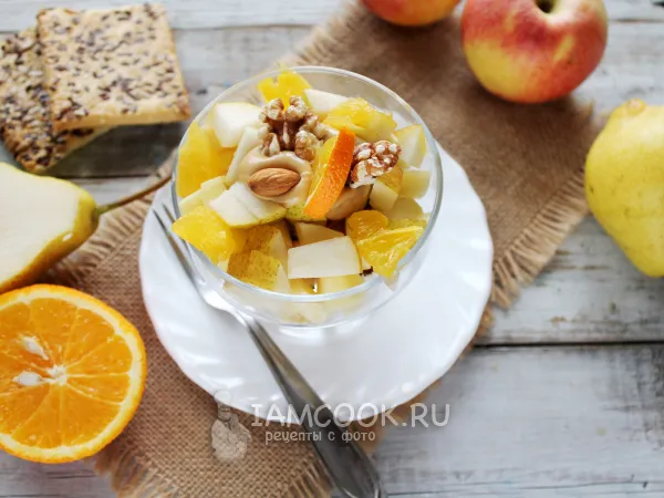 Фото блюда: Трайфл с ореховой пастой и фруктами