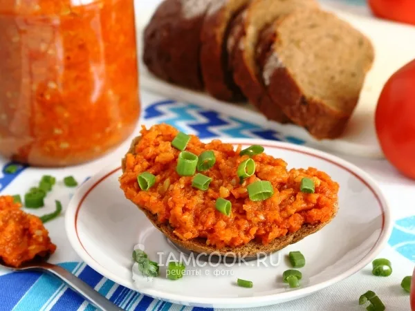 Фото блюда: Кабачковая икра с морковью