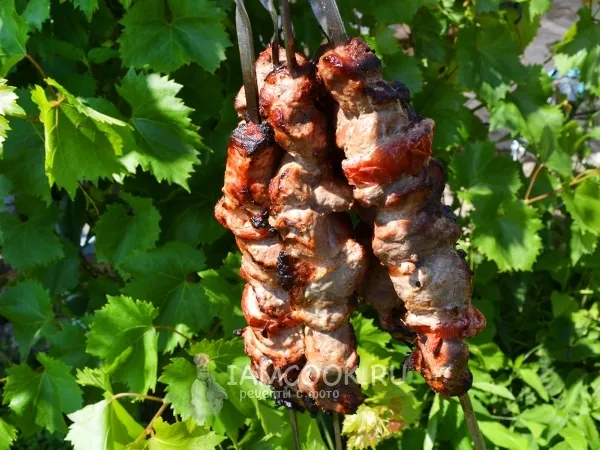 Фото блюда: Шашлык из свиной вырезки