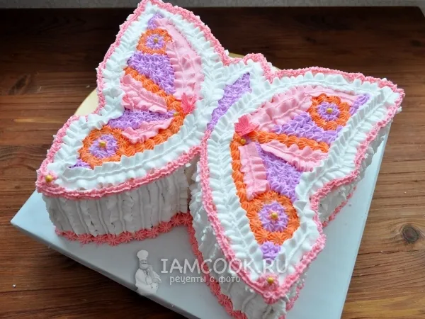 Фото блюда: Торт «Бабочка»