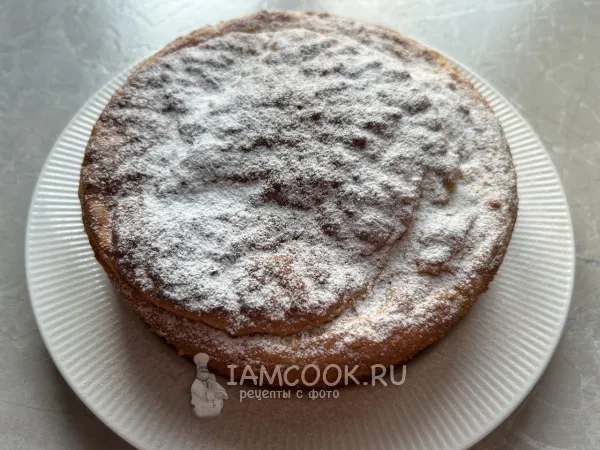 Фото блюда: Кекс с персиками