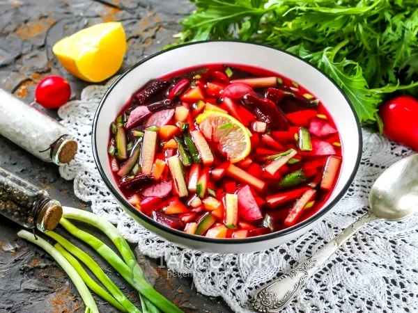 Фото блюда: Постный свекольник