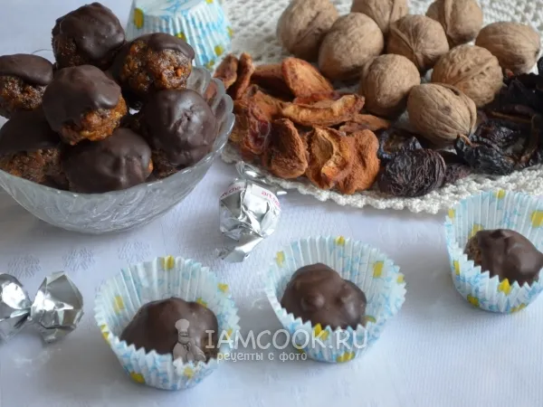 Фото блюда: Конфеты из сухофруктов