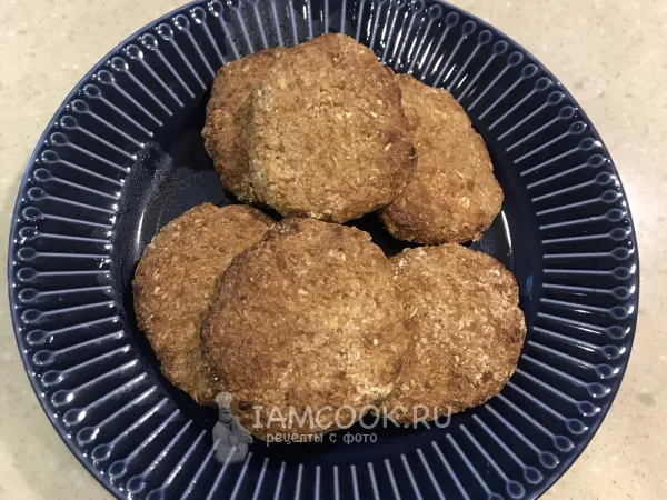 Фото блюда: Веганское овсяное печенье с бананом