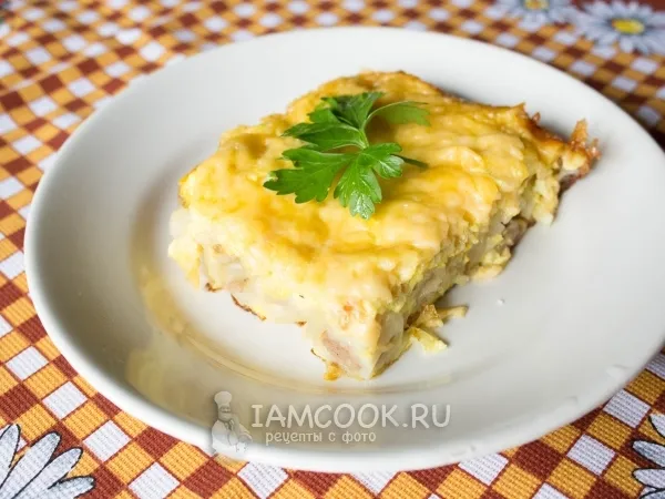 Фото блюда: Запеканка из пельменей «Ленивая жена»