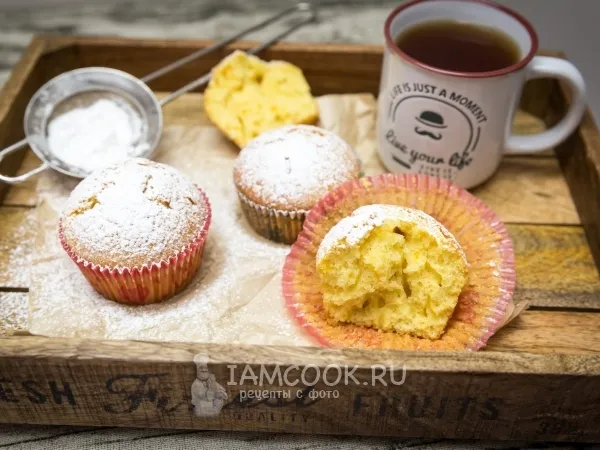 Фото блюда: Маффины с апельсином