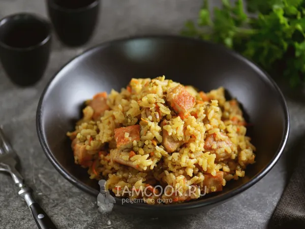 Фото блюда: Плов с машем и рисом