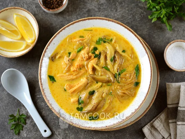 Фото блюда: Суп карри с курицей