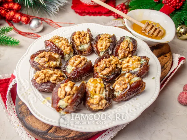 Фото блюда: Финики, фаршированные сыром