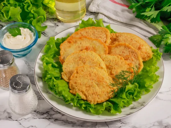 Фото блюда: Икряники из икры судака