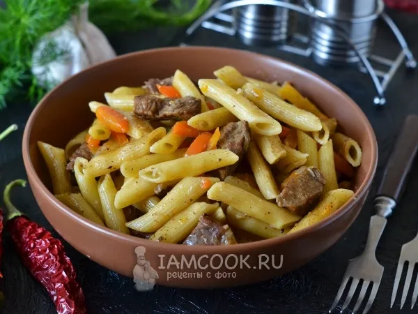 Фото блюда: Плов из макарон