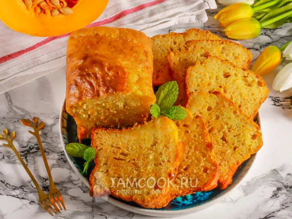 Фото блюда: Тыквенный кекс на кефире