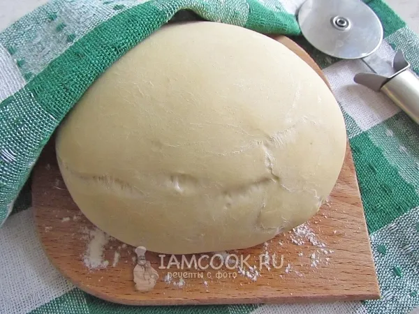 Фото блюда: Быстрое тесто для пиццы