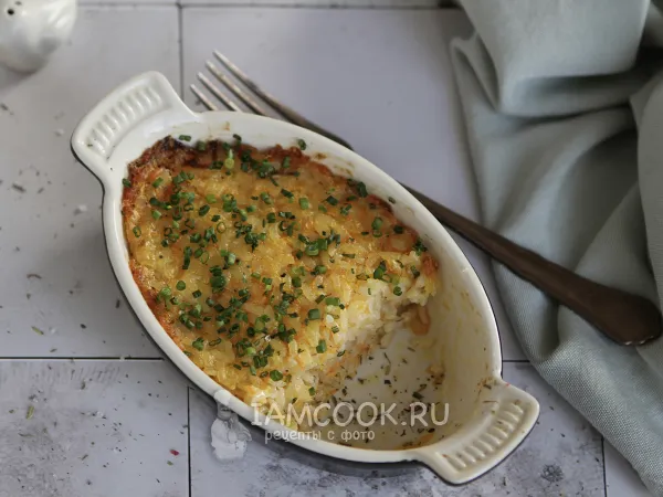 Фото блюда: Постная рисовая запеканка
