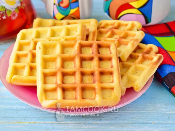 Фото блюда: Венские вафли без молока