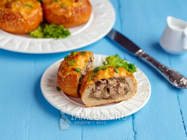 Фото блюда: Жульен в булочках